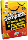 Ünlüler Karması 8. Sınıf LGS T.C. İnkılap Tarihi ve Atatürkçülük 1. Dönem Sempatik Soru Bankası