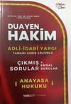 Yakın Eğitim Yayınları Duayen Hakim Adli-İdari Yargı Tamamı Geniş Çözümlü Çıkmış Sorular Anayasa Hukuku 