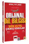 Yargı 2025 KPSS TYT MSÜ Klas Serisi Orijinal Dil Bilgisi Son 15 Yıl Çıkmış Sorular