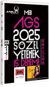 Yargı 2025 MEB AGS Anka Serisi Sözel Yetenek Tamamı Çözümlü 15 Deneme