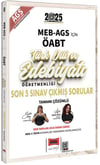 Yargı 2025 MEB AGS ÖABT Türk Dili ve Edebiyatı Öğretmenliği Son 5 Sınav Çıkmış Sorular