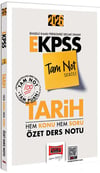 Yargı 2026 EKPSS Tam Not Serisi Tarih Hem Konu Hem Soru Özet Ders Notu