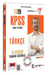 Yargı 2026 KPSS Genel Yetenek Anka Ekibi Tamamı Çözümlü Türkçe 15 Deneme