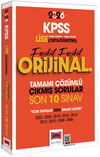 Yargı 2026 KPSS Lise Ortaöğretim GY-GK Fasikül Fasikül Orijinal Tamamı Çözümlü Çıkmış Son 10 Sınav