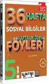 Yargı Ders Arkadaşım 5. Sınıf Sosyal Bilgiler 36 Haftalık Ödev Föyleri