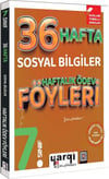 Yargı Ders Arkadaşım 7. Sınıf Sosyal Bilgiler 36 Haftalık Ödev Föyleri