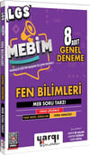 Yargı Ders Arkadaşım 8. Sınıf LGS MEBİM Fen Bilimleri 8 Adet Genel Deneme