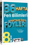 Yargı Ders Arkadaşım 8. Sınıf Fen Bilimleri 36 Haftalık Ödev Föyleri