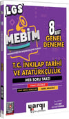 Yargı Ders Arkadaşım 8. Sınıf LGS MEBİM T.C. İnkılap Tarihi ve Atatürkçülük 8 Adet Genel Deneme