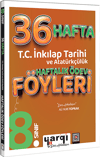Yargı Ders Arkadaşım 8. Sınıf T.C. İnkılap Tarihi ve Atatürkçülük 32+4 Haftalık Ödev Föyleri