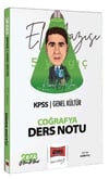 Yargı Yayınları 2023 KPSS Genel Kültür Son Düzlük El Yazısı İle Coğrafya Ders Notu