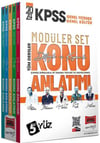 Yargı Yayınları 2024 KPSS 5Yüz Ekibi GKGY Tüm Dersler Konu Anlatımlı Modüler Set