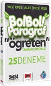 Yargı Yayınları 2024 KPSS ALES DGS YKS MSÜ Bol Bol Öğreten Paragraf Tamamı Çözümlü 25 Deneme