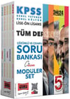 Yargı Yayınları 2024 KPSS Lise Ön Lisans 5Yüz Ekibi GKGY Tüm Dersler Çözümlü ve Cevaplı Modüler Soru Bankası Seti