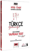 Yargı Yayınları 2024 ÖABT Türkçe Öğretmenliği Çek Kopart Yaprak Test