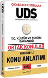 Yargı Yayınları 2024 UDS T.C Kültür ve Turizm Bakanlığı Ortak Konular Konu Özetli Konu Anlatımı