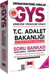 Yargı Yayınları 2025 GYS T.C Adalet Bakanlığı Yazı İşleri Müdürü Kadrosu İçin Soru Bankası