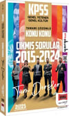 Yargı Yayınları 2025 KPSS GK GY 2015 2024 Tamamı Çözümlü Konu Konu Çıkmış Sorular