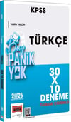 Yargı Yayınları 2025 KPSS Türkçe Tamamı Çözümlü 30 x 10 Deneme