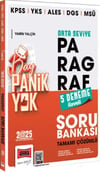 Yargı Yayınları 2025 KPSS YKS ALES DGS MSÜ Tamamı Çözümlü Panik Yok Orta Seviye Paragraf Soru Bankası