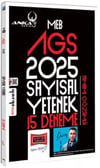 Yargı Yayınları 2025 MEB AGS Anka Serisi Sayısal Yetenek Tamamı Çözümlü 15 Deneme