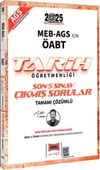 Yargı Yayınları 2025 MEB AGS ÖABT Tarih Öğretmenliği Son 5 Sınav Çıkmış Sorular