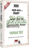 Yargı Yayınları 2025 MEB AGS ÖABT Türk Dili ve Edebiyatı Öğretmenliği Yaprak Test