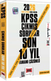 Yargı Yayınları 2026 KPSS Genel Kültür Genel Yetenek Tüm Dersler Tamamı Çözümlü Son 10 Yıl Çıkmış Sorular