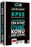 Yargı Yayınları 2026 KPSS Lise Ön Lisans Efsane Konu Anlatımlı Tek Kitap