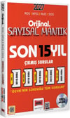 Yargı Yayınları 2027 KPSS AGS ALES DGS Orijinal Sayısal Mantık Son 15 Yıl Çıkmış Sorular