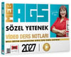 Yargı Yayınları 2027 MEB AGS Öğretmen Adayları İçin Sözel Yetenek Video Ders Notları