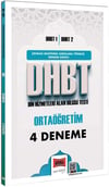 Yargı Yayınları DHBT 1-DHBT 2 Ortaöğretim 4 Deneme Sınavı
