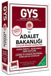 Yargı Yayınları GYS T.C. Adalet Bakanlığı Yazı İşleri Müdürü Kadrosu İçin Konu Özetli Açıklamalı Ders Notları