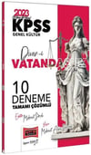 Yargı Yayınları 2023 KPSS Divanı Vatandaşlık Tamamı Çözümlü 10 Deneme