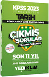 Yediiklim 2023 KPSS Genel Kültür Tarih Konularına Göre Tamamı Çözümlü Son 11 Yıl Çıkmış Sorular