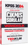 Yediiklim 2024 KPSS Ortaöğretim Ön Lisans Genel Kültür Vatandaşlık Tamamı Çözümlü Çıkmış Sorular 