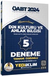 Yediiklim 2024 ÖABT Din Kültürü ve Ahlak Bilgisi İmam  Hatip Lisesi Meslek Dersleri Tamamı Çözümlü 5 Deneme