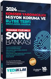 Yediiklim 2024 Polis Meslek İçi Komiser Yardımcılığı Misyon Koruma ve Rütbe Terfi Sınavlarına Hazırlık Tamamı Çözümlü Soru Bankası
