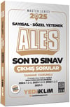 Yediiklim 2025 ALES Master Serisi Sayısal Sözel Yetenek Tamamı Çözümlü Son 10 Sınav Çıkmış Sorular