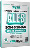 Yediiklim 2025 ALES Master Serisi Sayısal Sözel Yetenek Tamamı Çözümlü Son 6 Sınav Çıkmış Sorular