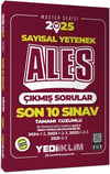 Yediiklim 2025 ALES Sayısal Yetenek Son 10 Sınav Tamamı Çözümlü Çıkmış Sorular