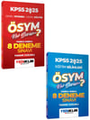 Yediiklim 2025 KPSS GY GK ve Eğitim Bilimleri ÖSYM Ne Sorar Tamamı Çözümlü 8 Deneme Seti