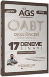 Yediiklim 2025 MEB AGS ÖABT Okul Öncesi Öğretmenliği Tamamı Çözümlü 17 Deneme Sınavı