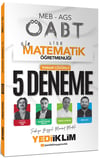 Yediiklim 2025 MEB AGS ÖABT VİP Lise Matematik Öğretmenliği Tamamı Çözümlü 5 Deneme Sınavı