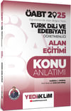 Yediiklim 2025 ÖABT Türk Dili ve Edebiyatı Öğretmenliği Alan Eğitimi Konu Anlatımı