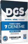 Yediiklim 2026 DGS Prestij Serisi Sayısal Sözel Yetenek Tamamı Çözümlü Fasikül Fasikül 7 Deneme