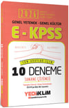 Yediiklim 2026 EKPSS Genel Yetenek Genel Kültür Tüm Adaylar İçin Tamamı Çözümlü 10 Deneme