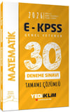 Yediiklim 2026 EKPSS Tüm Adaylar İçin Genel Yetenek Matematik Tamamı Çözümlü 30 Deneme Sınavı