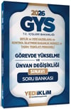 Yediiklim 2026 GYS T.C. İçişleri Bakanlığı Görevde Yükselme ve Ünvan Değişikliği Sınavı Soru Bankası 