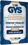Yediiklim 2026 GYS T.C. İçişleri Bakanlığı Görevde Yükselme ve Ünvan Değişikliği Sınavı Soru Bankası
